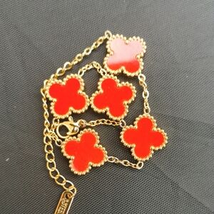 Red Clover Bracelet/V.C./V.C.&A Inspired